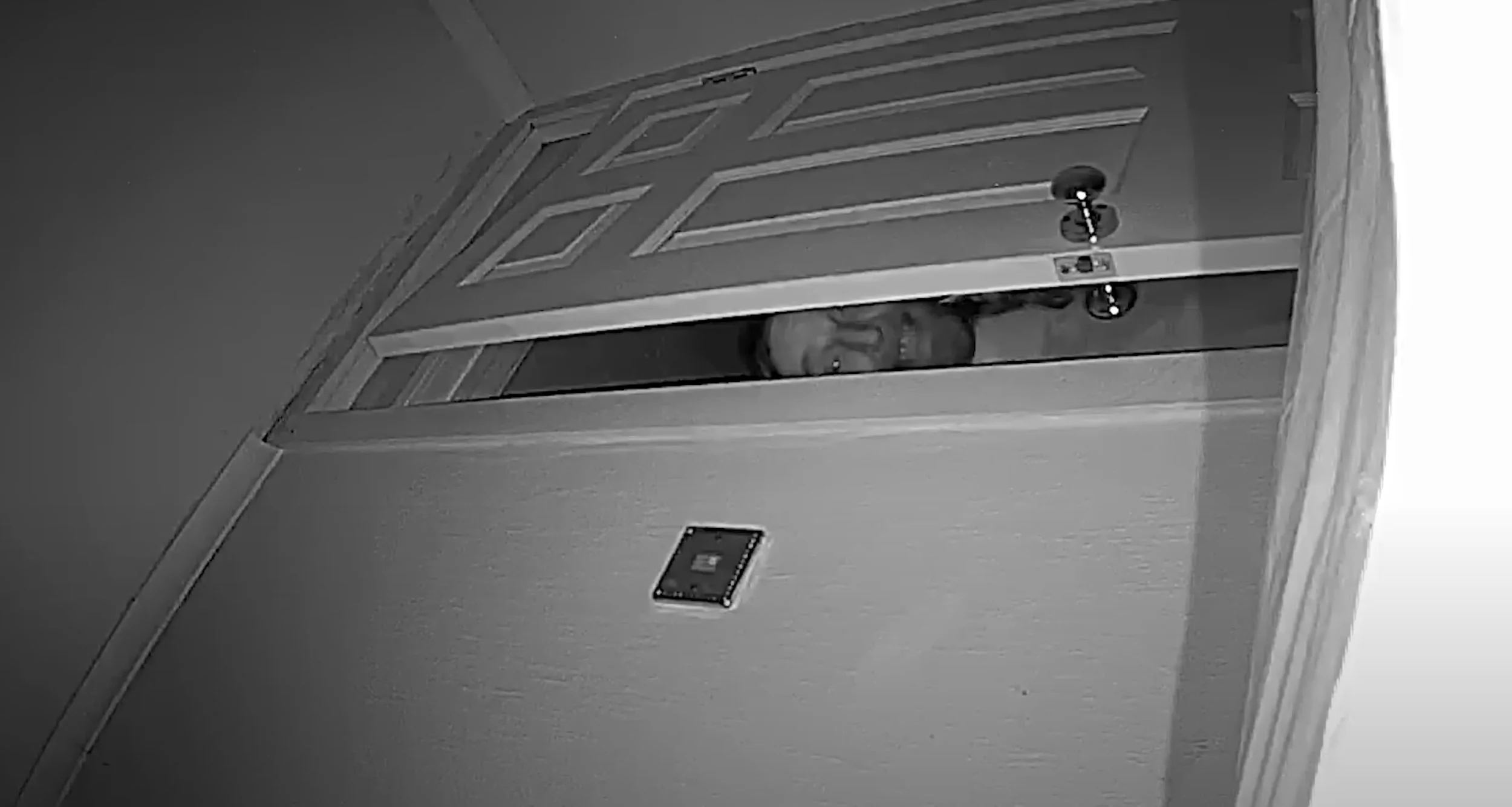 The mysterious and disturbing horror short film EXPOSER was filmed using home security cameras